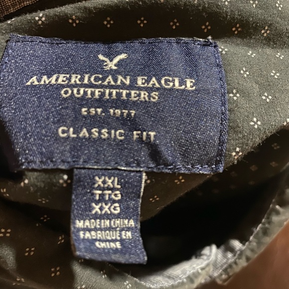 American Eagle Button Down Collar LS Shirt XXL - Picture 5 of 5